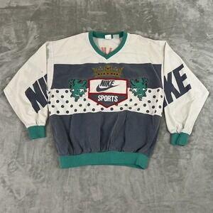 Vintage‎ GRAIL 80s Nike Competitor Plus Golf All Over Print Crewneck Sweatshirt